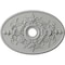 Ekena Millwork Alexa Ceiling Medallion (Canopies up to 5 5/8"), 30 3/4"W x 21 1/4"H x 3 7/8"ID x 1 5/8"P, Frost CM21X30ALFRF - alternate 1